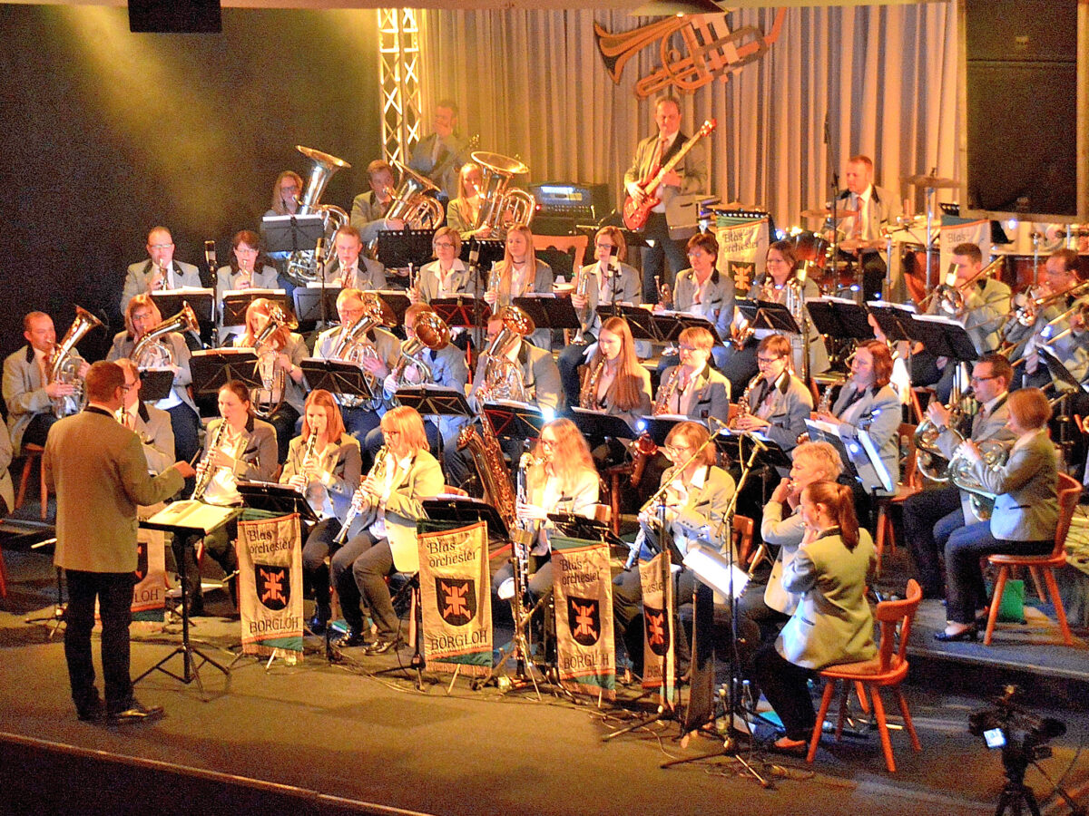 Konzert aller Borgloher Orchester bei Solarlux in Melle