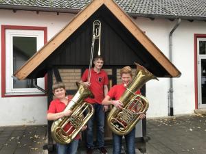 Posaune: Marius - Tuba: Lennard, Jonas
